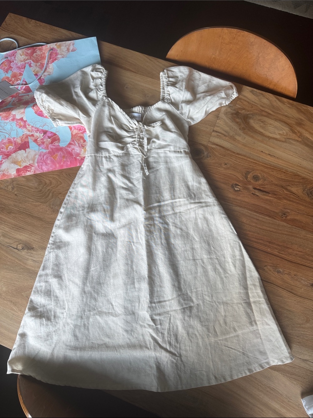 Altar'd State White Ribbed Button-Down Tee - Picture 5 of 14